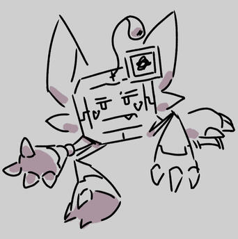 Thick limbs, sketch