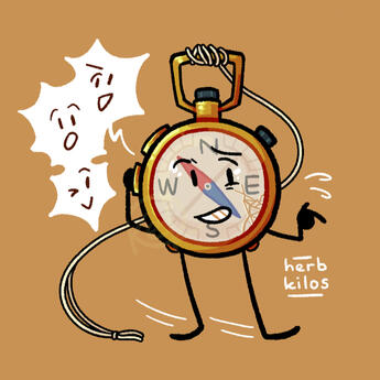 A compass.